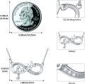 wholesale 925 Sterling Silver Faith Infinity Heart Pendant Necklace for Women-0-4