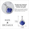 wholesale 925 Sterling Silver Moonstone Lapis Larimar Moss Agate Teardrop Filigree Pendant-0-115
