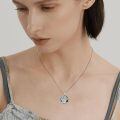 TOUPOP 925 Sterling Silver Sisters Necklace Pendant Jewelry Gift-0-4
