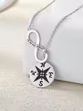 TOUPOP Sterling Silver & Stone Necklace Pendant Gift for Women-0-2