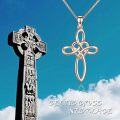 wholesale Gold 14K Gold Celtic Knot Cross Infinity Love Heart Pendant Necklace-0-27