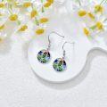 wholesale 925 Sterling Silver Abalone Shell Tulip Drop Earrings for Women-0-3