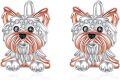 wholesale 925 Sterling Silver Yorkie Dog Leverback Earrings – Hypoallergenic Nickel-Free Gift for Dog Lovers-0-0