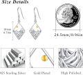 wholesale 925 Sterling Silver Abalone Shell Cubic Zirconia-Shaped Mountain Drop Earrings for Women Natural Stone Geometric Pendant Gift Set-0-3
