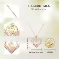 TOUPOP Sterling Silver Birthstone Forever Love Heart Jewelry Gifts-0-5