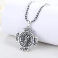 wholesale 925 Sterling Silver Saint Michael St Joseph Virgin Mary Pendant Necklace -0-1