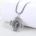 wholesale 925 Sterling Silver Saint Michael St Joseph Virgin Mary Pendant Necklace -0-1