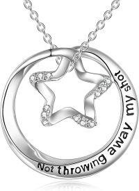 wholesale 925 Sterling Silver Gymnastics Necklace with Opal Rose Pendant for Women and Teen Girls Dance Lovers Teacher Gifts-C-Hamilton musical necklace