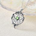 wholesale 925 Sterling Silver Pentagram Necklace with Birthstone Wiccan Tetragrammaton Gift for Women-0-2