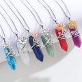 wholesale 925 Sterling Silver Carnelian Healing Crystal Lily Pendant Necklaces - Mothers Day Gifts for Mom Daughter Wife Sister Friends-0-3
