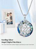 wholesale Sterling Silver Tree of Life Angel Number Necklace Numerology Jewelry Gift-0-2