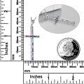 wholesale 925 Sterling Silver Cross Pendant With Blue Opal And Philippians Inscription-0-96