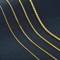 wholesale 925 Sterling Silver 14K Gold Plated Cubic Zirconia Cut Chain Necklace 1 3mm 16 26-0-3