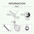 wholesale 925 Sterling Silver Tennis Racket & Ball Lariat Necklace for Women Gift-0-3