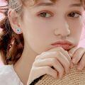 wholesale 925 Sterling Silver Birthstone Heart Stud Earrings Jewelry Gifts for Women-0-10