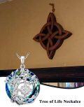 wholesale TOUPOP Tree Of Life Necklace 925 Sterling Silver Crystal Pendant Necklaces Birthday Christmas Jewelry Gifts For Women -0-3