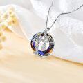 wholesale  Sterling Silver Evil Eye Necklace with Crystal Tree of Life Pendant -0-9