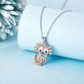 wholesale 925 Sterling Silver Axolotl Charm Necklace - Kawaii Jewelry for Women-0-2