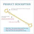wholesale 14K Gold Nickel-Free Lead-Free Hypoallergenic Jewelry Extender Chain 1-5 Inch Lengths-0-1