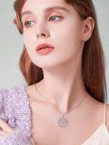 wholesale 925 Sterling Silver Tree of Life Pendant Necklace for Women and Men-0-1