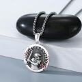 wholesale 925 Sterling Silver Baseball Player Sports Pendant Necklace-0-3