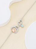 wholesale 925 Sterling Silver Heart Stethoscope Charm Bracelet for Nurses-0-3