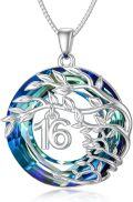 wholesale TOUPOP 16th Birthday Gifts For Her S925 Sterling Silver 16 Year Old Necklaces For Women 16th Jewelry For Mom Wife Girlfriend 1616 -0-0