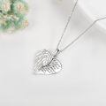wholesale 925 Sterling Silver Angel Wing Heart Pendant Necklace - Sister's Love Gift for Women & Girls-0-1