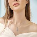 wholesale 925 Sterling Silver Flute Treble Clef Necklace-0-1