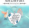 wholesale 925 Sterling Silver Butterfly Pendant Necklace with Inspirational Engraving for Daughter, Women's Adjustable Chain Gift-0-4