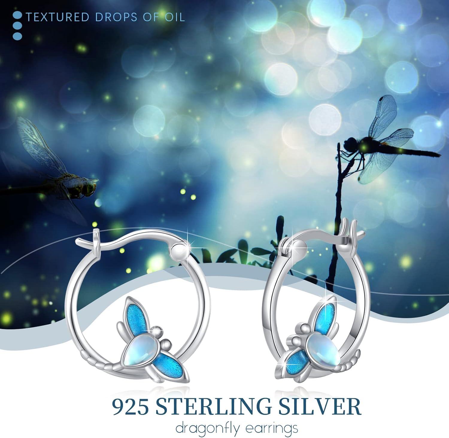 Sterling Silver Hypoallergenic Animal Huggie Hoop Earrings-0-6