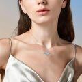 wholesale 925 Sterling Silver Manta Ray Pendant Necklace With Iridescent Abalone Shell For Women-0-1