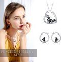 wholesale 925 Sterling Silver Penguin Enamel Huggie Hoop Earrings for Women Girls-0-4