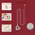 wholesale 925 Sterling Silver & Birthstone Mom Heart Pendant Necklaces Wholesale - I Love You Always Forever Engraved Gift for Mother Wife Grandma-0-4