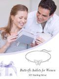 TOUPOP Sterling Silver Beaded Celtic Infinity Butterfly Anklet-0-1