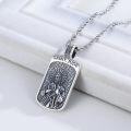 wholesale 925 Sterling Silver Saint Jude Pendant Necklace for Men Women Catholic Christian s 36 Chain-0-1