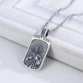 wholesale 925 Sterling Silver Saint Jude Pendant Necklace for Men Women Catholic Christian s 36 Chain-0-1
