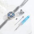 wholesale 925 Sterling Silver Compass Bracelet Wholesale With Blue Inlay And Charm Tools-0-1
