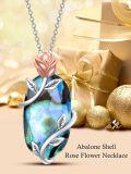 wholesale Sterling Silver Gemstone Dainty Pendant Necklace for Women Mom Gift-0-13