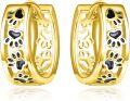 wholesale  Sterling Silver Paw Print Huggie Earrings for Women Pet Lover Gift -0-6