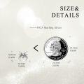 wholesale 925 Sterling Silver Spider Stud Earrings - Halloween Accessories for Women-0-3