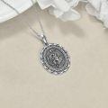 wholesale 925 Sterling Silver & Starry Night Pendant Necklace - Greek Goddess Nyx Mythological Jewelry Gift for Women-0-4
