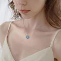 wholesale 925 Sterling Silver Butterfly Pendant Necklace With Abalone Shell Moonstone Detail-0-1