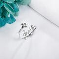 wholesale 925 Sterling Silver Faith Cross Ring With All Things Are Possible Engraving-0-1