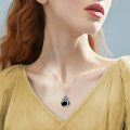 wholesale 925 Sterling Silver Tree Of Life Pendant Necklace Wholesale With Black Onyx-0-1