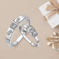 TOUPOP 14K Gold Moissanite Personalized Wedding Ring Sets For Women-0-4