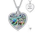 wholesale 925 Sterling Silver Heart Tree of Life Cremation Jewelry Keepsake Pendant Forever in My Heart w/Filler Kit-0-0