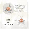 wholesale 925 Sterling Silver Pumpkin Carriage Pendant Necklace for Women Girls Halloween Gifts-0-5