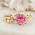 wholesale 10K Solid Gold 1Ct Round Gemstone Vintage Engagement Ring for Women-0-1