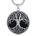 wholesale 925 Sterling Silver Tree Of Life Pendant Necklace-0-0